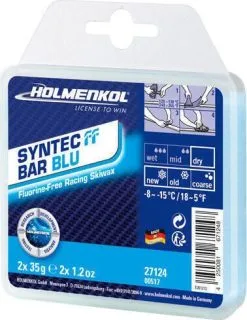 Holmenkol Syntec FF Bar Blue 2x35g