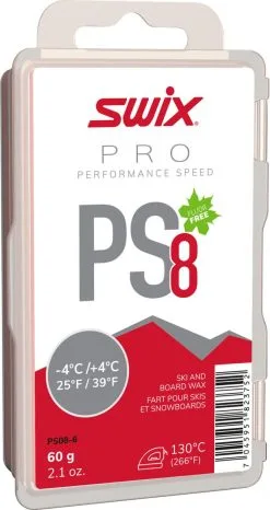 Swix PS8 Red, -4°C/+4°C, 60g