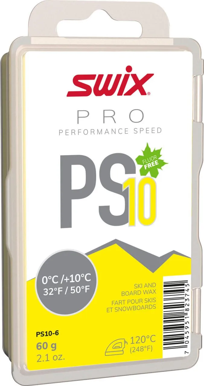 Swix PS10 Yellow, 0°C/+10°C, 60g 3 Swix PS10 Yellow, 0°C/+10°C, 60g