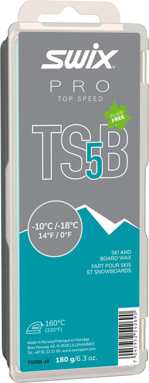 Swix TS5 Black, -10°C/-18°C, 180g 3 Swix TS5 Black, -10°C/-18°C, 180g