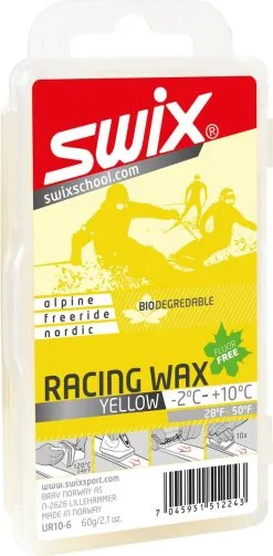 Swix UR10 Yellow Bio Racing Wax, 60g